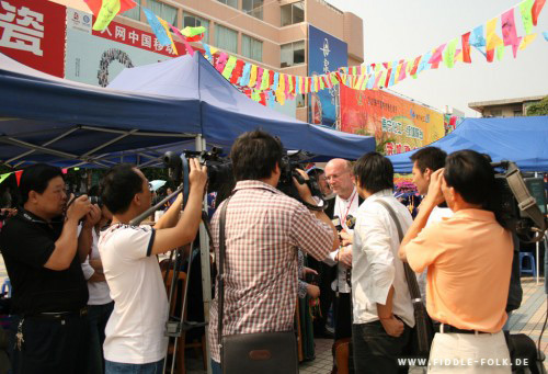 Andreas und das chinesische Fernsehen